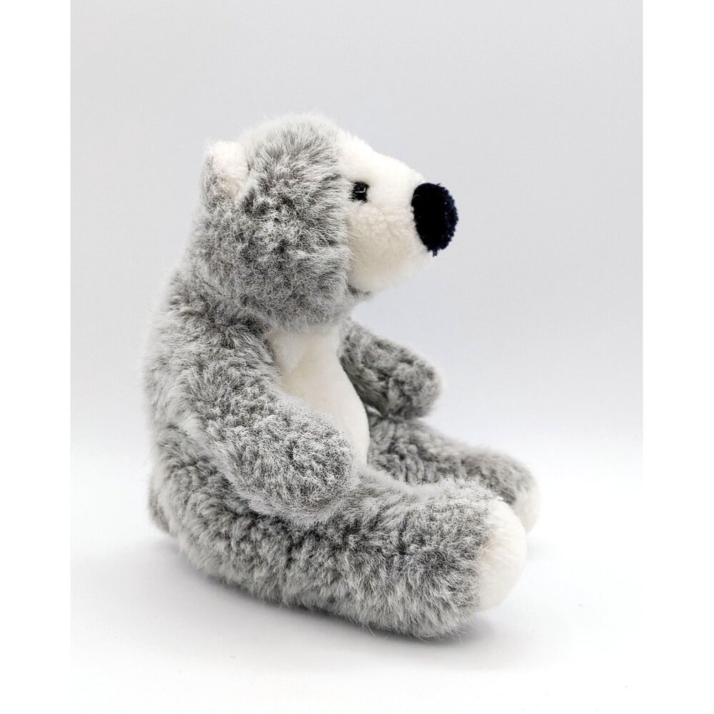 Caltoy Baby Bear Plush Toy Stuffed Animal 7" Gray and White